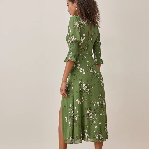 Reformation Carolena Dress in Lomita *NEW* - Picture 4 of 6